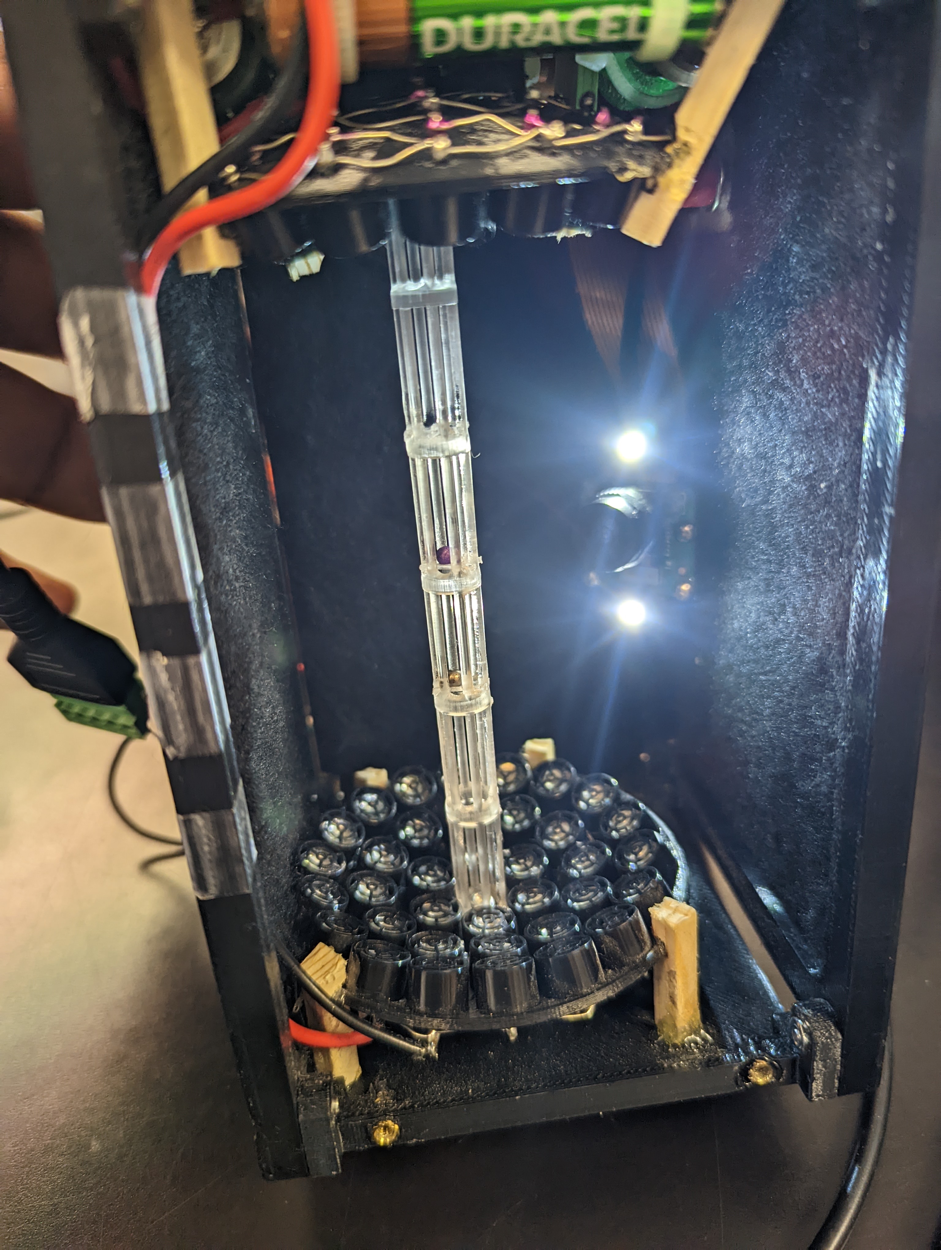 Interior view of the payload