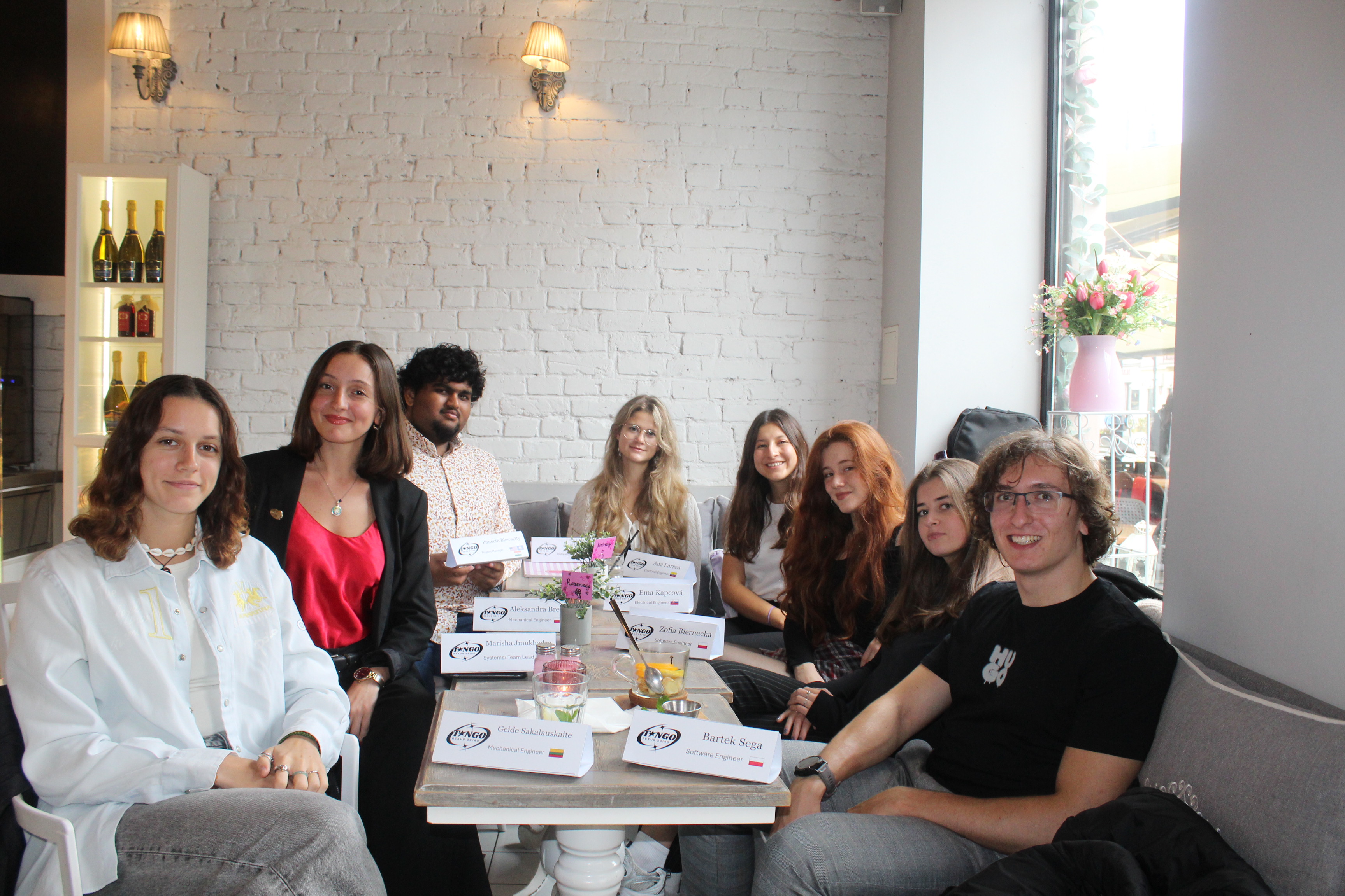 REXUS student team gathered together